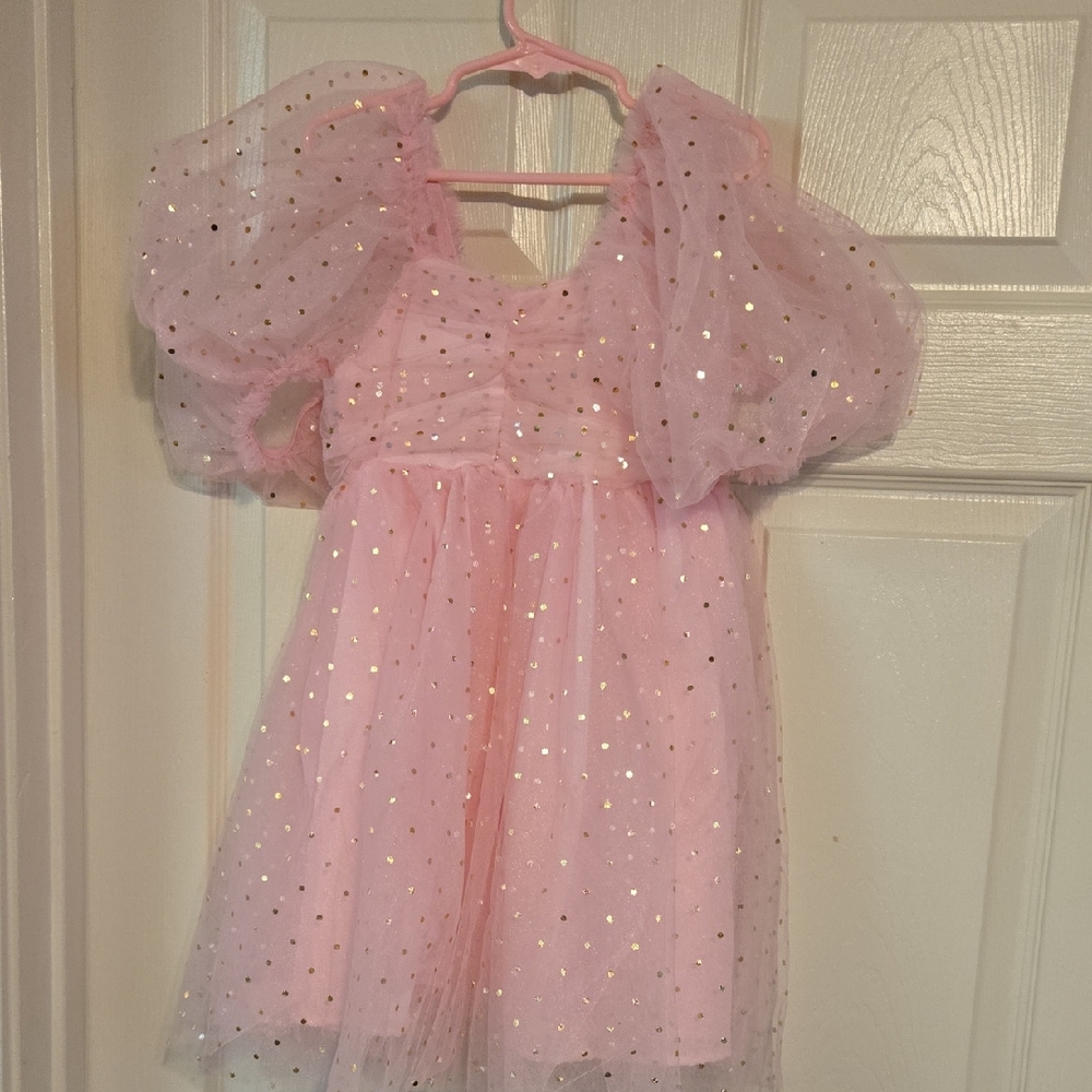 Jessica Simpson Sparkling Pink Kids Dance Dress